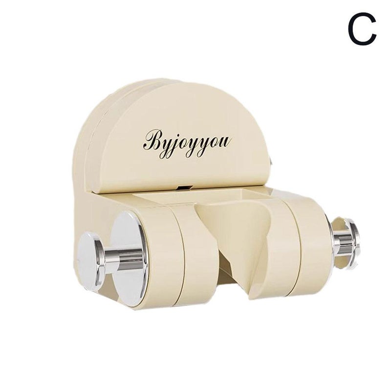 Universal shower head holder bracket, no-drill shower head suction cup base, children's bathroom fixture, hanging bracket